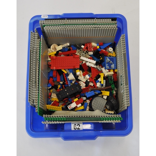 62 - A crate full of mixed Lego