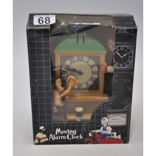 68 - Boxed Wallace and Gromit clocks by Wesco, AF x 3 in total