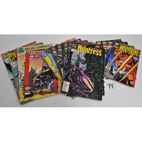 71 - A quantity of predominately DC Comics ranging in dates to include Babylon 5, The Mask, The Huntress,... 