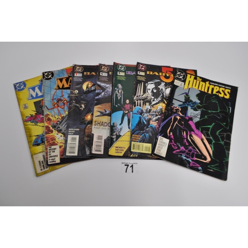 71 - A quantity of predominately DC Comics ranging in dates to include Babylon 5, The Mask, The Huntress,... 