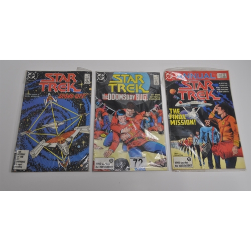 72 - DC Comics Star Trek Series dated Jan, Feb,june, July (1987), July (1988), oct - 1st Issue no.1 , dec... 