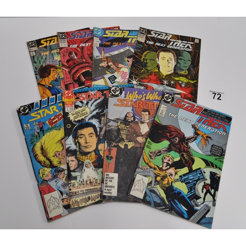 72 - DC Comics Star Trek Series dated Jan, Feb,june, July (1987), July (1988), oct - 1st Issue no.1 , dec... 