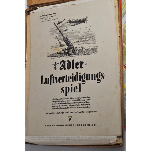 78 - WW2 - A Der Adler German boardgame 