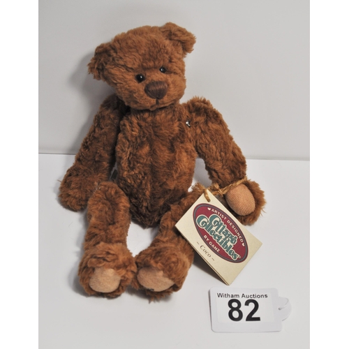 82 - A collection of small bears to include TY over the rainbow bear, miniature Steiff Zotty 1951 bear an... 