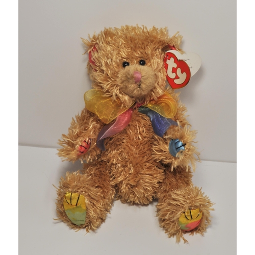 82 - A collection of small bears to include TY over the rainbow bear, miniature Steiff Zotty 1951 bear an... 