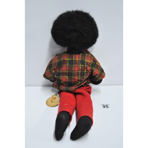 95 - Golly Willikins limited edition no. 143/300 plush doll handmade in New Zealand by Countrylife Robbin... 