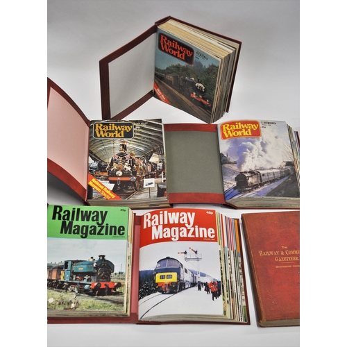 42 - Railway World and Railway magazines for years 1966, 1978, 1979-81 X9 in total, to also include railw... 