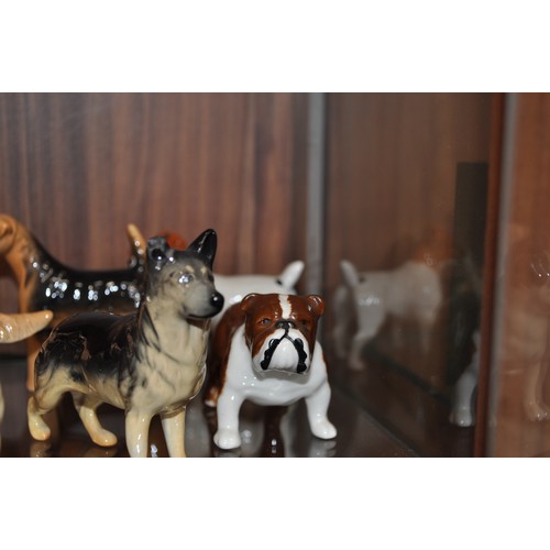 5 - A group of Beswick dogs to include Pug, Bulldog, Labrador etc. X7 items in total