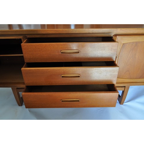 154 - A mid 20th century teak Jentique low line side board