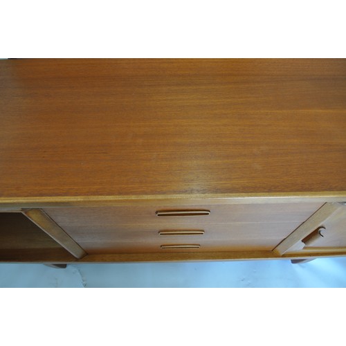 154 - A mid 20th century teak Jentique low line side board