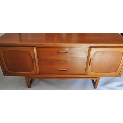 154 - A mid 20th century teak Jentique low line side board