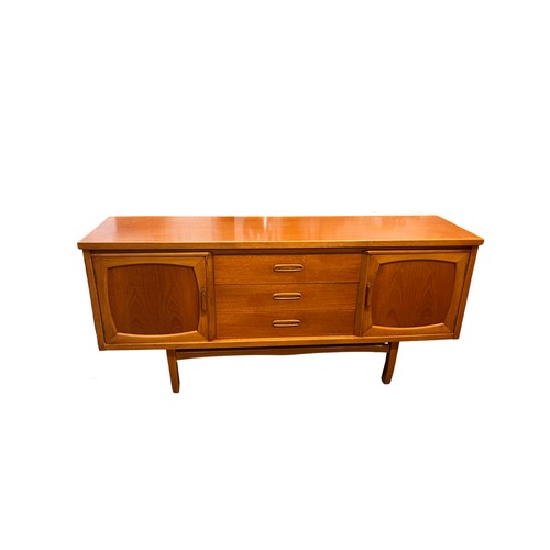 154 - A mid 20th century teak Jentique low line side board