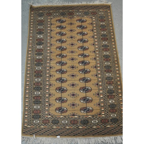 180 - Bokhara-style rug approx. H 66inch x W 39inch