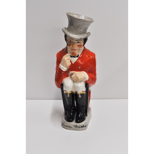 191 - Rare Johnnie Walker character jug, Limited edition no.484, marked Percy Metcalf Ashstead Potters  Rd... 