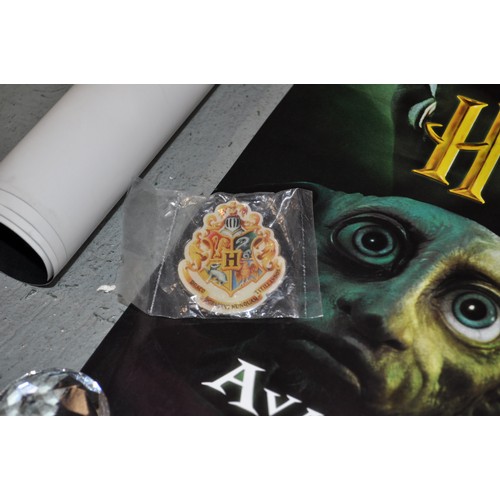 201 - RARE Harry Potter and The Prisoner of Azkaban promotional Knight Bus window sticker still with prote... 