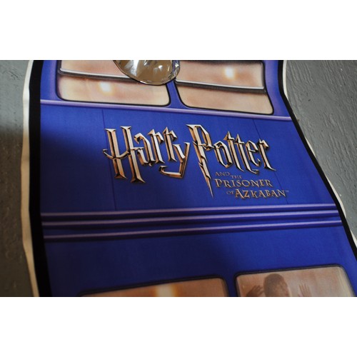 201 - RARE Harry Potter and The Prisoner of Azkaban promotional Knight Bus window sticker still with prote... 