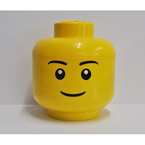 146 - Lego storage head containing mixed loose Lego and other makes also includes, Lego set 40171 Friends ... 