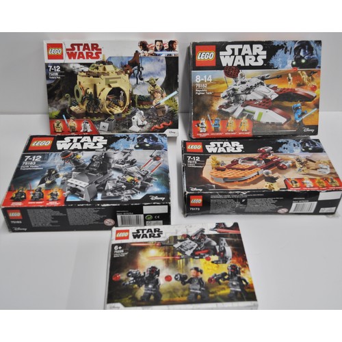 147 - Quantity of Lego Star Wars Sets 75208 Yoda's hut in sealed conditions together with Set 75173, 75182... 