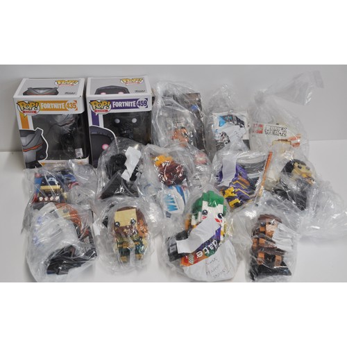 148 - Lego Brick Headz figure sets including DC Comics, Star Wars, Marvel and Harry Potter (unchecked for ... 