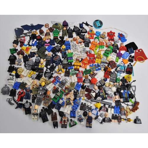 153 - Quantity of Lego Figures including DC comics, Marvel, Star wars, Lego ninjago etc (include other mak... 