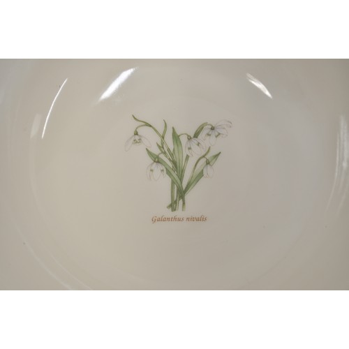 83 - x2 large Wedgwood bowls from the Sarah's Garden Queensware range, sizes 25cm and 30cm