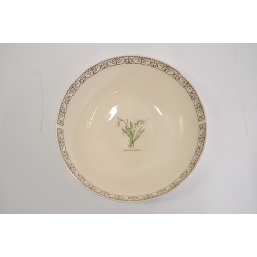 83 - x2 large Wedgwood bowls from the Sarah's Garden Queensware range, sizes 25cm and 30cm