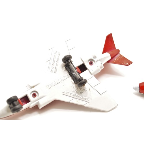 161 - Matchbox Lesney Skybusters V1. SP 13 DC10 Swissair airliner, together with one other Matchbox  SB 15... 