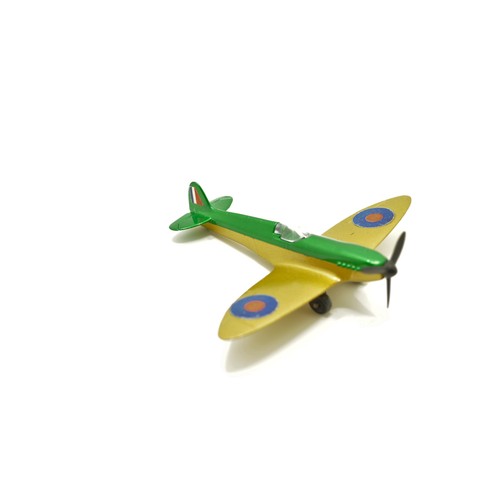 162 - Matchbox  Skybusters, SP8 Spitfire metallic green/gold. Underside to wing reads 1973 Lesney Products... 