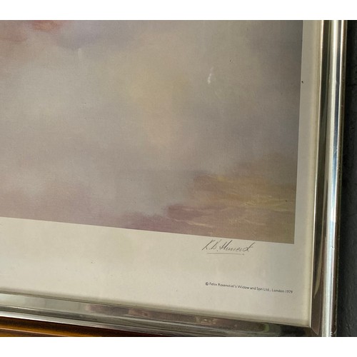 61 - x2 framed Military aircraft themed signed prints, entitled 'Operation Chastise' signed by John Larde... 