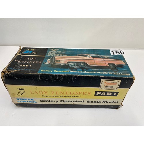 156 - A boxed AJR 21 Lady Penelope battery operated scale model car with remote control