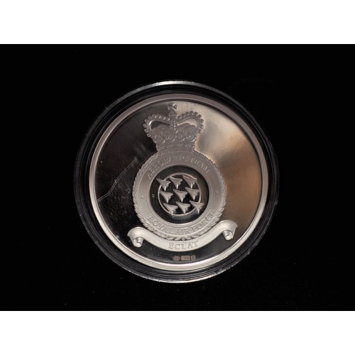 39 - x3 Official Silver 1 oz proof commemorative capsulated medallion/coin, Royal Air Force Red Arrows 20... 