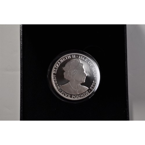 40 - Westminster Collection -  2022 Isle of Man TT Races Silver Proof £5 coin, boxed in capsule with Cert... 