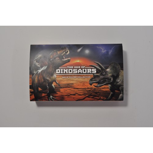 56 - Westminster Collection - 2021 The Age of the Dinosaurs solid silver proof coin set, with Certificate... 