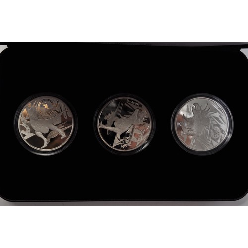 56 - Westminster Collection - 2021 The Age of the Dinosaurs solid silver proof coin set, with Certificate... 