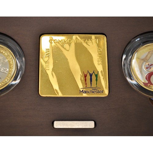 74 - Royal Mint 2002 Commonwealth Games silver proof Piedfort collection consisting of four silver £2 coi... 