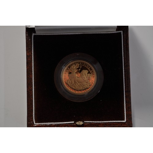 148 - Britannia Gold Proof £25 1997, diameter 22mm, weight 8.513g & containing a minimum of ¼oz .999 gold;... 