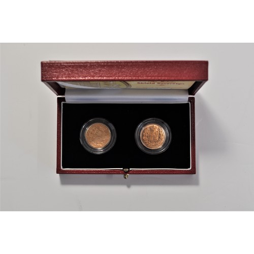 151 - Royal Mint The Jubilee Shield Sovereign set, consisting of 22-carat gold 1871 Victorian Sovereign an... 