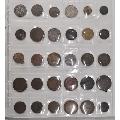 80 - Russian 1926 50 kopek coin together with a number of various coins and denominations  European and w... 