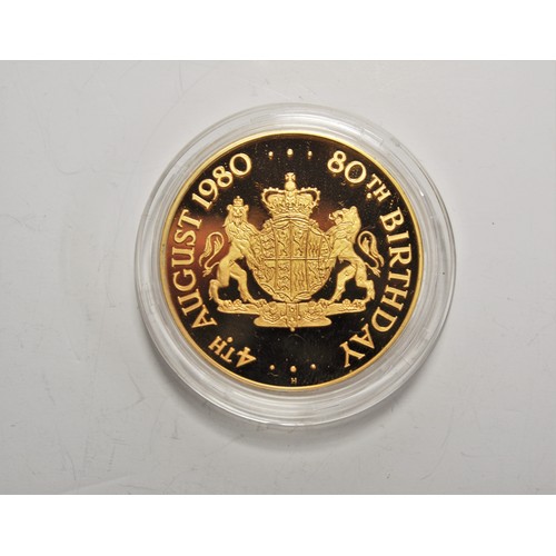 70 - Commemorative silver medallions- limited edition gold on sterling silver. Commemorating HM Queen Eli... 