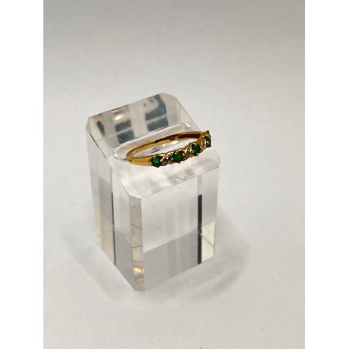 251 - A group of 9ct yellow gold rings, some with semi precious stones, approx. gross weight 7.3g, approx.... 