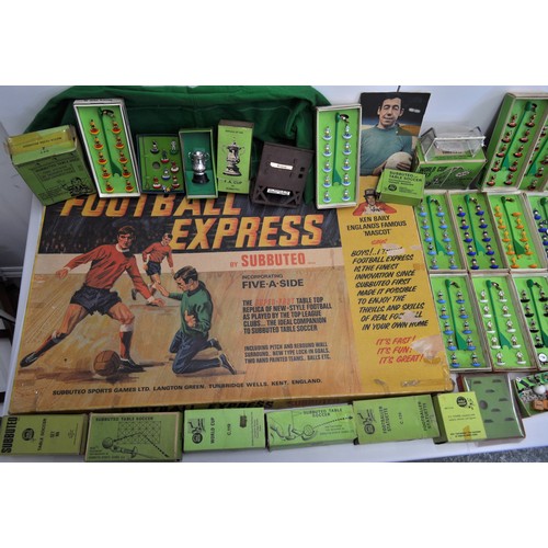 6 - A Football Express Subbuteo game alongside a collection of 60's/70's accessories to include, complet... 