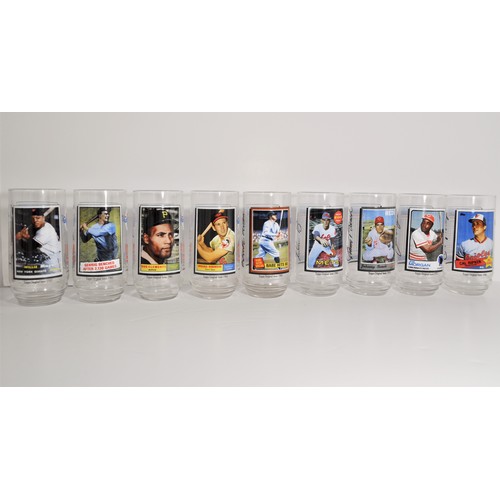 2 - A complete set of 1993 McDonald's All Time Greatest Team 'Topps' baseball beakers, together with a 1... 