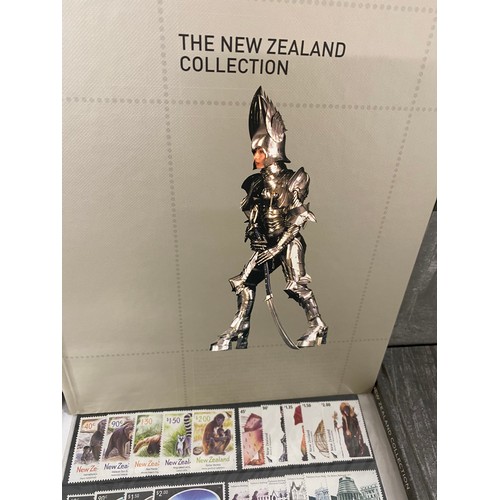 37 - The New Zealand stamp and book collection albums(x3) for consecutive years 2003, 2004 and 2005