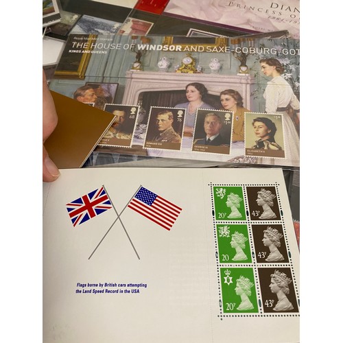 38 - x55 packaged and uncirculated Royal Mint and Royal Mail stamps including Peter Pan, Diamond Jubilee,... 