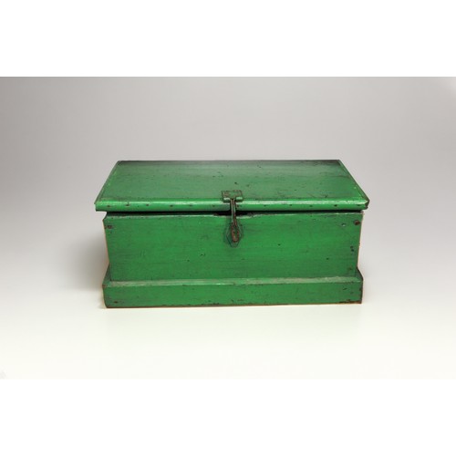 63 - Vintage wooden box containing an assortment of vintage decking and rigging fittings to include brass... 