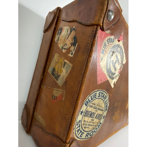 66 - Sir Arthur William Hill KCMG FRS FLS - Unique, one-of-a-kind antique travelling case that features v... 