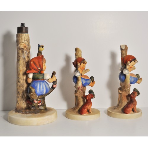 17 - A group of Goebel animal and Hummel figurines to include Robin, etc. AF, x5 items in total