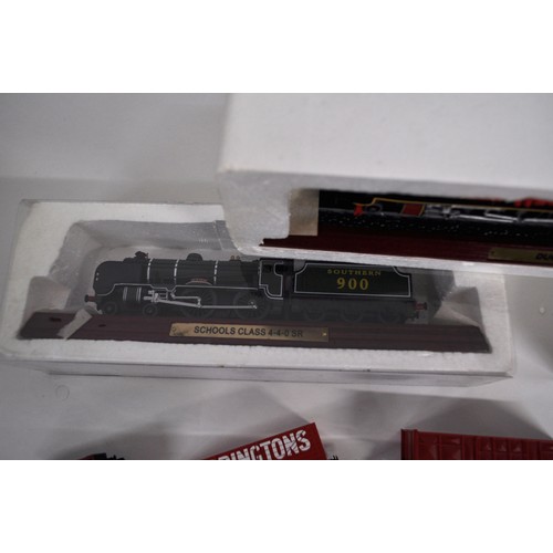 66 - Mixture of Hornby, Mainline and other makers consisting of trains, wagons, track and power unit plus... 