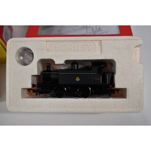 65 - Group of 00 gauge Hornby boxed items -   R2665 328 Loco with figures, R2597 Queen Elizabeth II with ... 