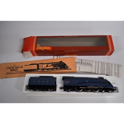 64 - Hornby  R.077 L.N.E.R Class A4 Mallard 4468 in blue, 00 gauge, with box